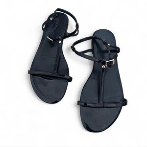 Merona Glossy Black Sandals